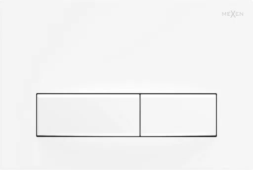 MEXEN Fenix 09 splachovací tlačítko, bílá matná /kompatibilní s Geberit Sigma UP300 a UP320/ 600920