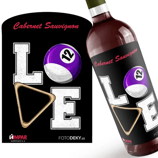 Víno Love Billiard (Druh Vína: Červené víno)