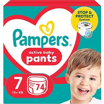 PAMPERS Pants  vel. 7 (74 ks) – Mega Pack (8006540069622)