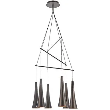 Luxera 64412 - LED Lustr na lanku MADERA LED/30W/230V (96313)