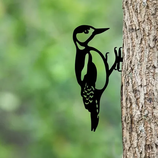 Zahradní dekorace Bird On The Branch 01 - Black