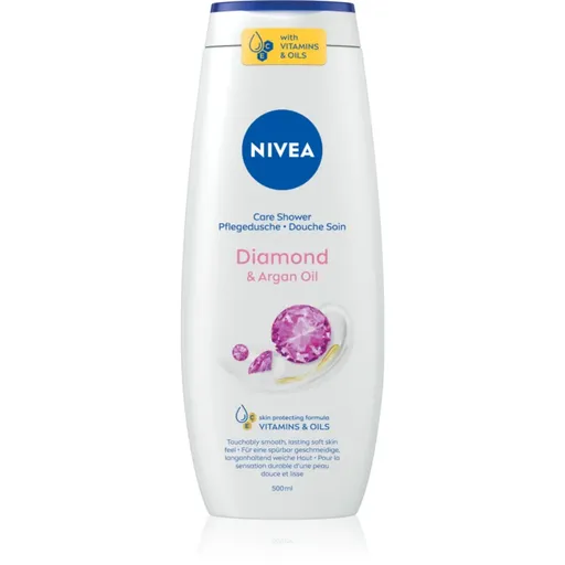 NIVEA Diamond & Argan Oil pečující sprchový gel 500 ml