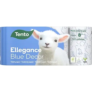 TENTO Ellegance Blue Decor (8 ks)  (8581010008450)