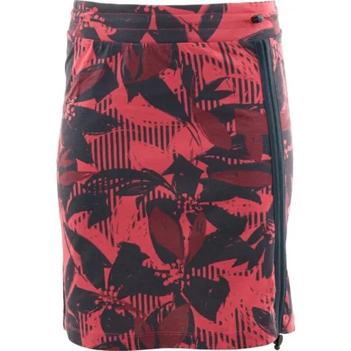 ALPINE PRO NIURA Dámská sukně, červená, velikost