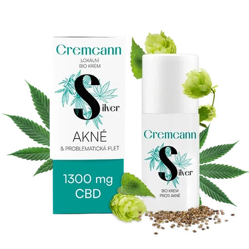 CREMCANN SILVER 1 300 mg lokální bio krém na problematickou pleť - 30 ml - Annabis