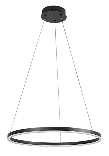 Rabalux Černé závěsné LED svítidlo Isaure 600mm 35W CCT 72301