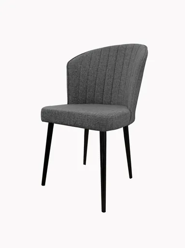 Sada jídelních židlí Rubi Grey and Black, 2 ks, 2 ks