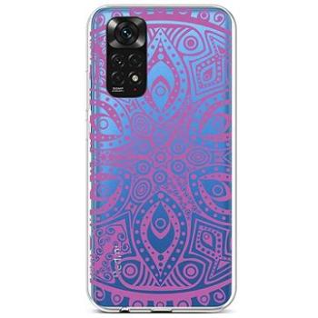 TopQ Kryt Xiaomi Redmi Note 11 silikon Violet Mandala 71870 (Sun-71870)