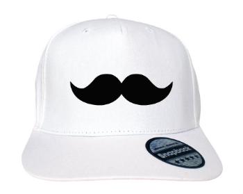 Kšiltovka Snapback Rapper moustache