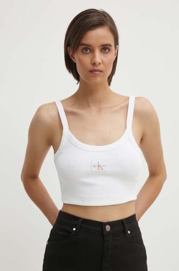 Top Calvin Klein Jeans dámský, bílá barva, J20J223558