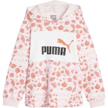 Puma ESSENTIALS MIX MTCH HOODIE TR Dívčí mikina, růžová, velikost