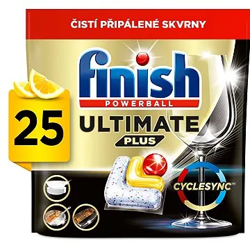 Finish Ultimate Plus All in 1 Lemon, 25 ks (5908252011308)
