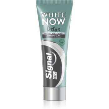 Signal White Now Detox Charcoal bělicí zubní pasta s aktivním uhlím 75 ml