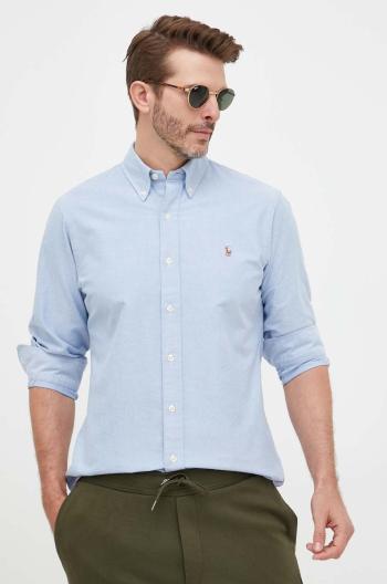 Bavlněná košile Polo Ralph Lauren regular, s límečkem button-down, 710792041