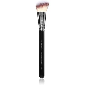 Sigma Beauty Face F43 Soft Angled Cheek zkosený štětec na tvářenku 1 ks