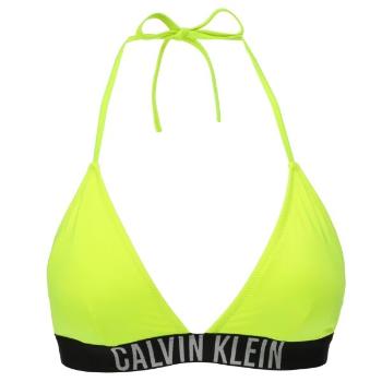 Calvin Klein STRING SIDE TIE Dámský horní díl plavek, reflexní neon, velikost