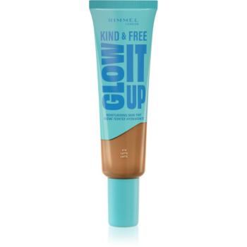 Rimmel Kind & Free Glow It Up lehký hydratační make-up odstín 410 Latte 30 ml