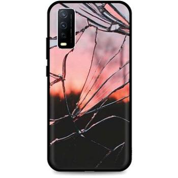 TopQ Kryt LUXURY Vivo Y11s pevný Pink Broken 71198 (Sun-71198)