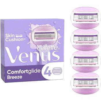 GILLETTE Venus, ComfortGlide Breeze, dámské náhradní hlavice, 4 ks (7702018886364)