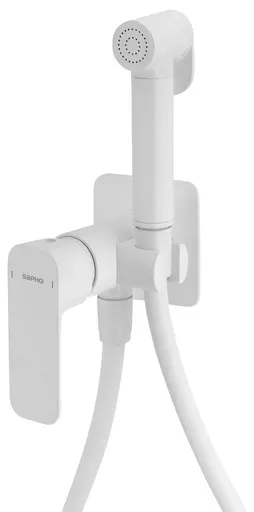 SAPHO SPY podomítková bidetová baterie se Stop sprškou, bílá mat PY13/14