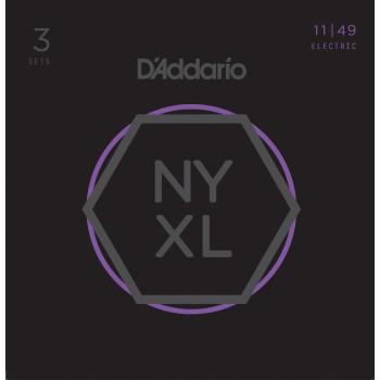 D'Addario NYXL1149-3P Struny pro elektrickou kytaru