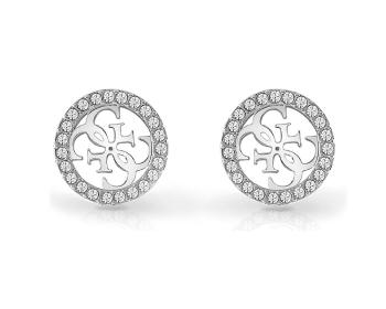 Guess Módní ocelové náušnice 4G Crush JUBE04164JWRHT/U