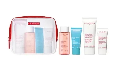 Clarins Dárková sada péče o tělo a pleť Head to Toe Moisturizing Essentials