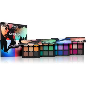 BPerfect Compass of Creativity Quad Shadow Collection sada paletek očních stínů