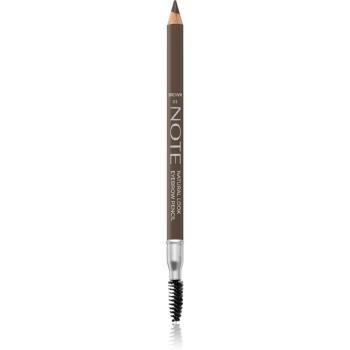 Note Cosmetique Natural Look tužka na obočí s kartáčkem 03 Brown 1,08 g