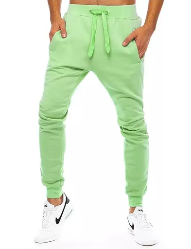 Světle zelené pánské tepláky