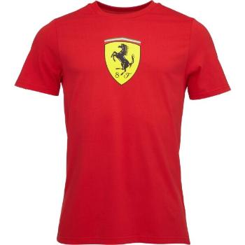 Puma FERRARI RACE BIG SHIELD Pánské triko, červená, velikost