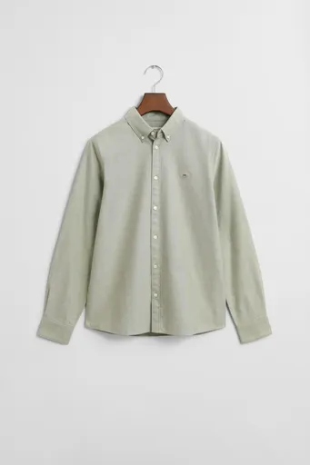 KOŠILE GANT SHIELD OXFORD BD SHIRT WASHED OLIVE