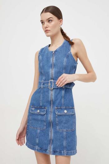 Džínové šaty Tommy Jeans mini, DW0DW17682