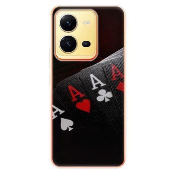 Odolné silikonové pouzdro iSaprio - Poker - Vivo X80 Lite 5G