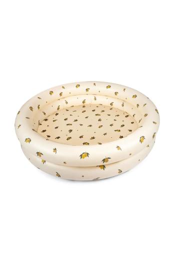 Detský bazén Konges Sløjd BASIC 2 RING POOL LARGE béžová farba, KS102523