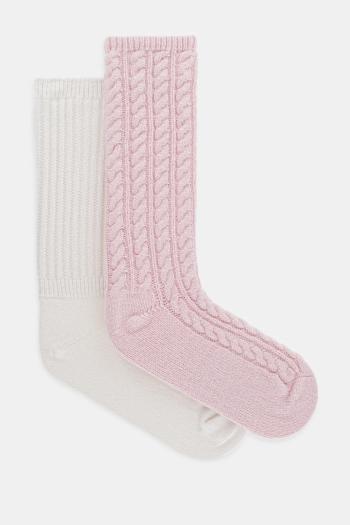 Hollister Co. zokni 2 pár rózsaszín, női, KI354-4038