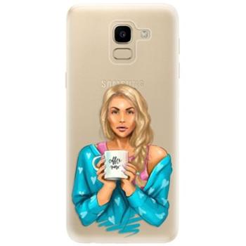 iSaprio Coffe Now - Blond pro Samsung Galaxy J6 (cofnoblo-TPU2-GalJ6)