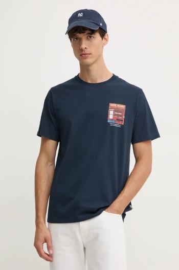 Bavlněné tričko Pepe Jeans AENYS tmavomodrá barva, s potiskem, PM509637