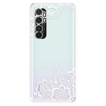 Odolné silikonové pouzdro iSaprio - White Lace 02 - Xiaomi Mi Note 10 Lite