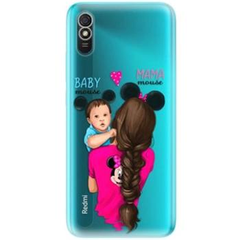 iSaprio Mama Mouse Brunette and Boy pro Xiaomi Redmi 9A (mmbruboy-TPU3_Rmi9A)