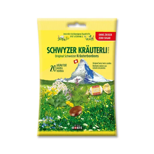 DOMACO Bylinné bonbony - Bylinky bez cukru 75 g - Green idea