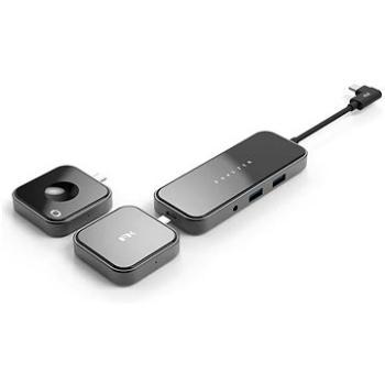 Feeltek Jet Glass 8 in 1 USB-C Lego Hub, black (HBC008JGC106)