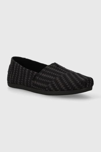 Espadrilky Toms Alpargata černá barva, 10020680