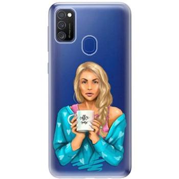 iSaprio Coffe Now - Blond pro Samsung Galaxy M21 (cofnoblo-TPU3_M21)