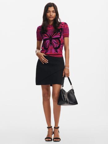 Desigual Butterfly Póló Rózsaszín