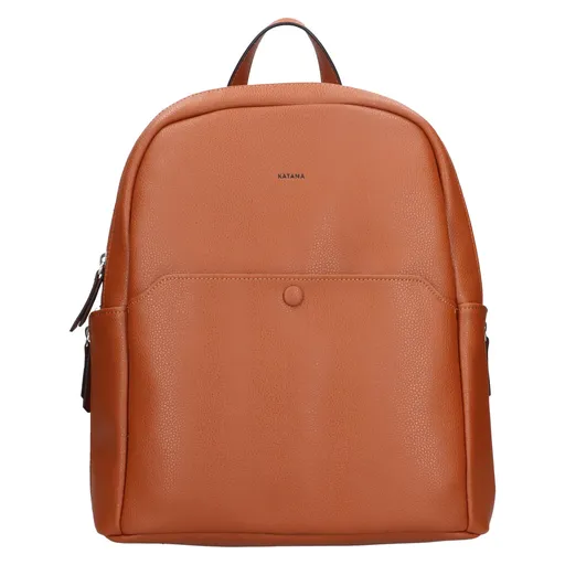Dámský kožený batoh Katana Kames - koňak
