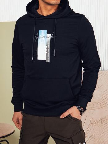 Pánska tmavomodrá mikina s kapucňou Dstreet BX5727