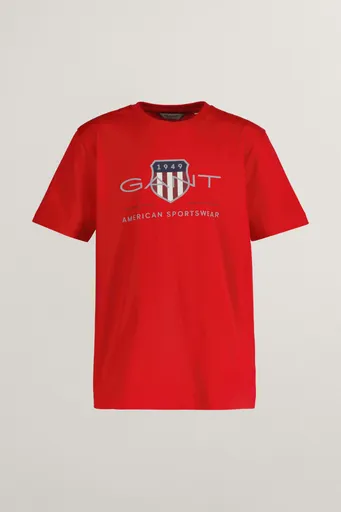 TRIČKO GANT ARCHIVE SHIELD SS T-SHIRT BRIGHT RED