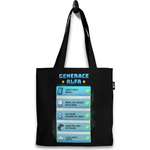 Taška Generace Alfa – nastavení