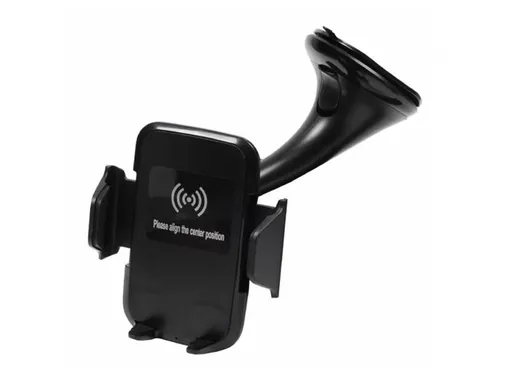 Držák do auta GSM 0948 s bezdrátovým nabíjením černý